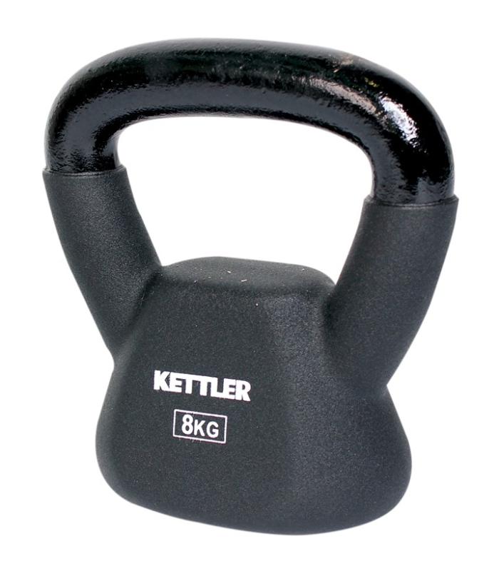 Kettler 8kg Neoprene Kettlebell KA0604-000 Home Workout Gym (Enquiry)